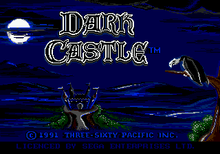 Dark Castle Title Screen
